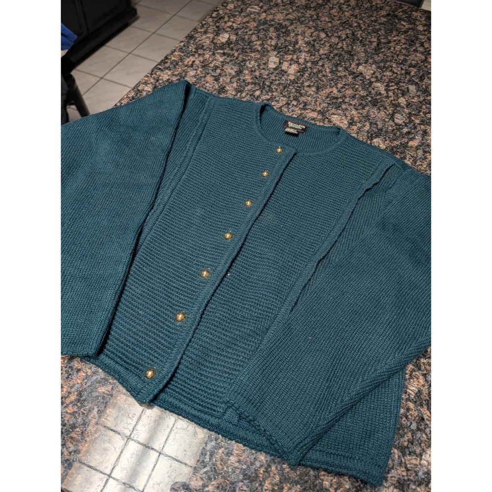 Richards & Jones Women's Cardigan Baquauy  Size Medium Blue‎